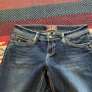 CUP Women's Classic Boot Cut Jeans - Dark Blue